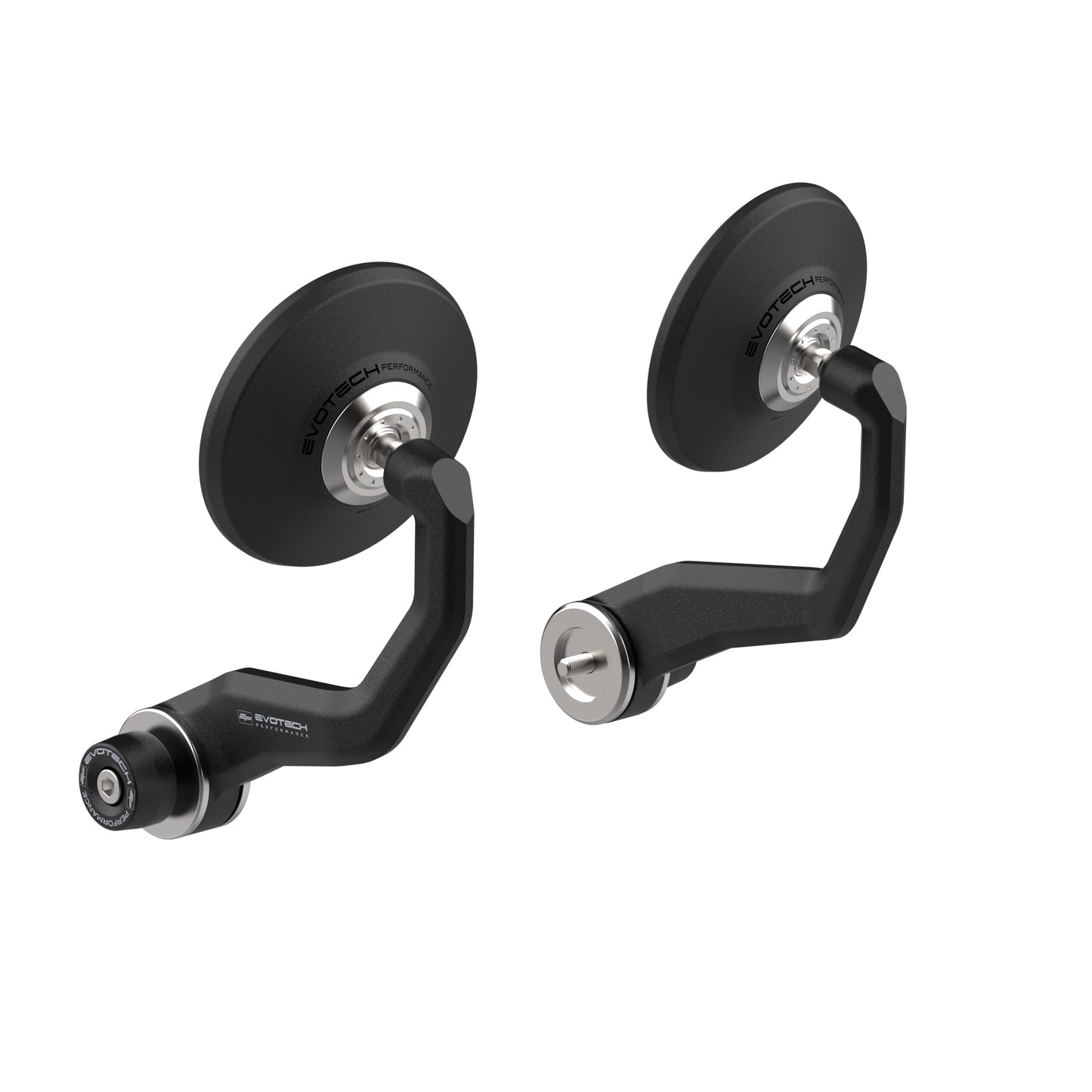 Bar-End Spiegels (Retro) Evotech Handguard - Triumph Tiger 900 Rally Aragon Edition (2023)