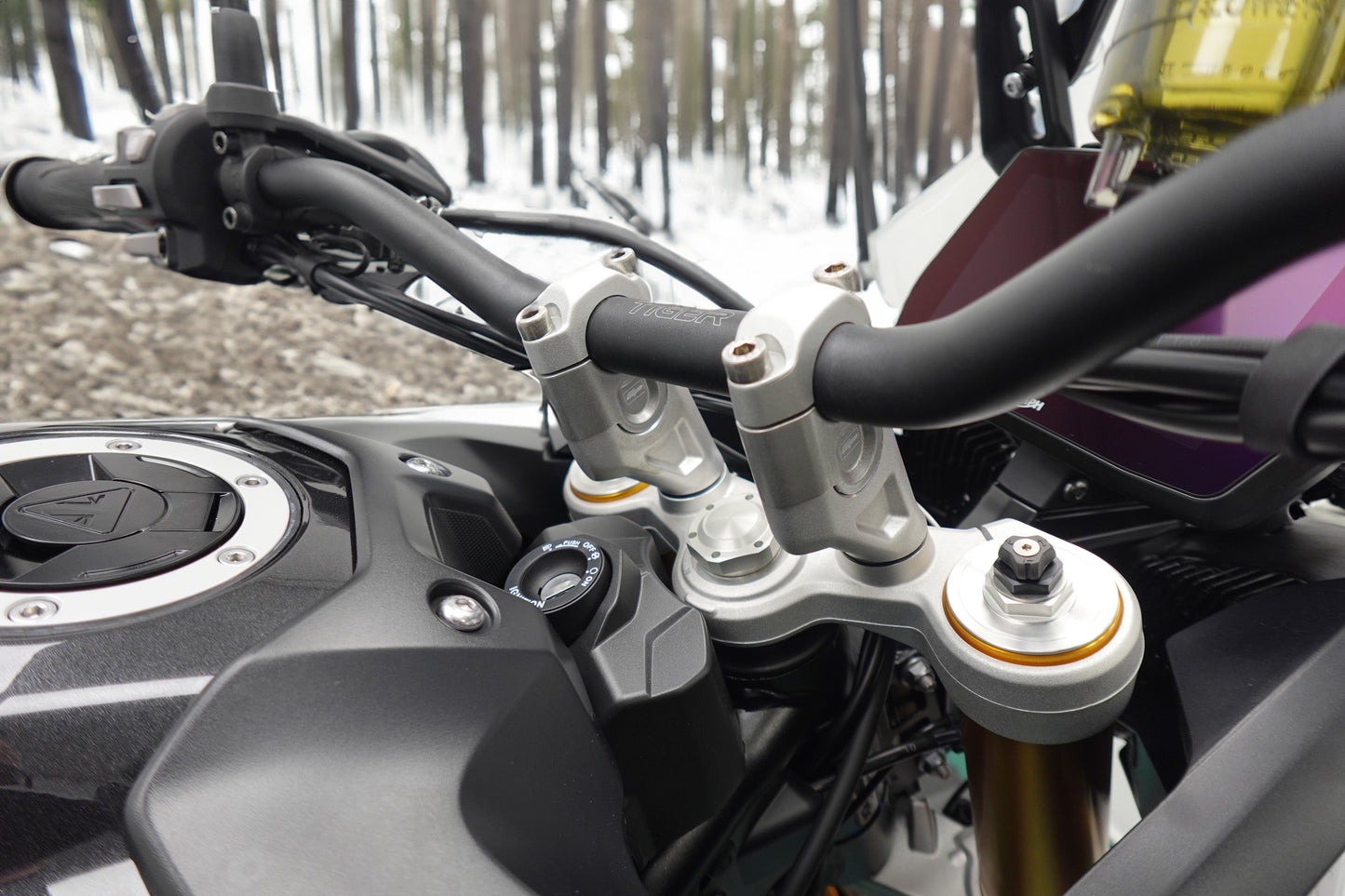Evotech Handlebar Riser - Triumph Tiger 900 Rally Pro (2024+)