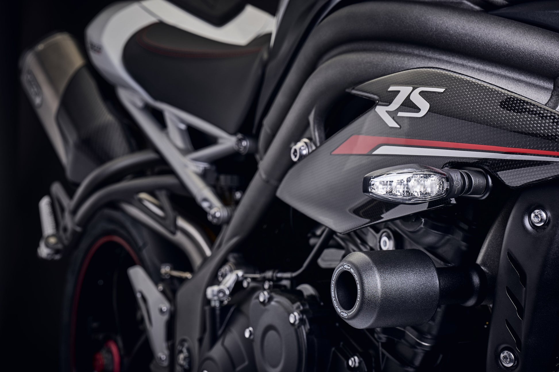 Evotech Triumph Speed Triple Frame Valblokken set 2016 - 2017