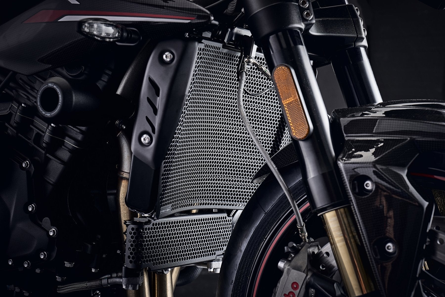 Evotech Radiatorcover & Oliekoeler Beschermer Set - Triumph Speed Triple (2016-2017)