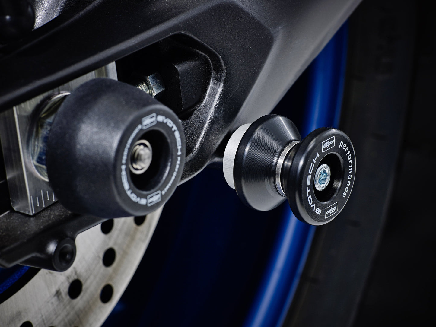 Evotech Paddock Stand Bobbins - Yamaha Tracer 900 ABS (2015-2021)