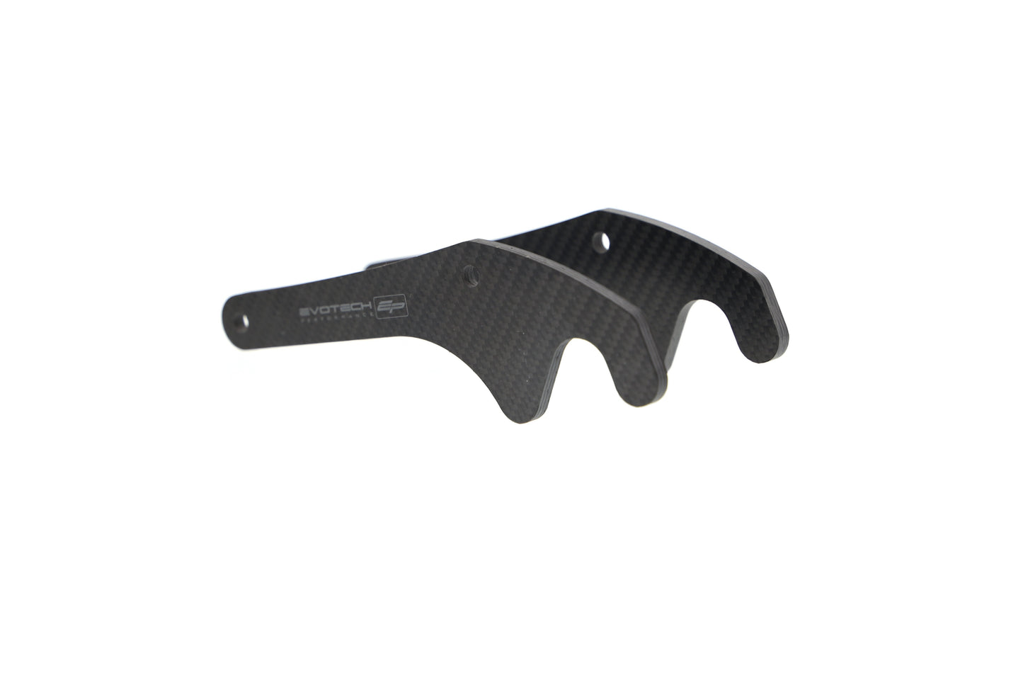 Evotech Carbon Fibre Paddock Stand Plates - Yamaha YZF-R7 (2022-2025)