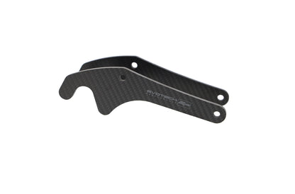 Evotech Carbon Fibre Paddock Stand Plates - Yamaha YZF-R7 (2022-2025)
