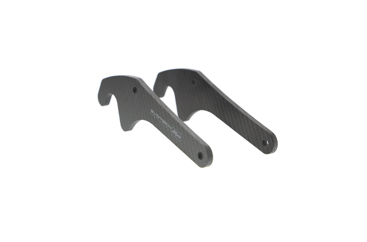 Evotech Carbon Fibre Paddock Stand Plates - Yamaha YZF-R7 (2022-2025)