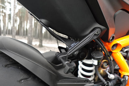 Evotech Footpeg Action Camera Montagesteun (achteruit gericht) - KTM 1390 Super Duke R (2024+) (Right-hand Side)