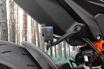 Evotech Footpeg Action Camera Montagesteun (achteruit gericht) - KTM 1290 Super Duke R Evo (2022+) (Right-hand Side)
