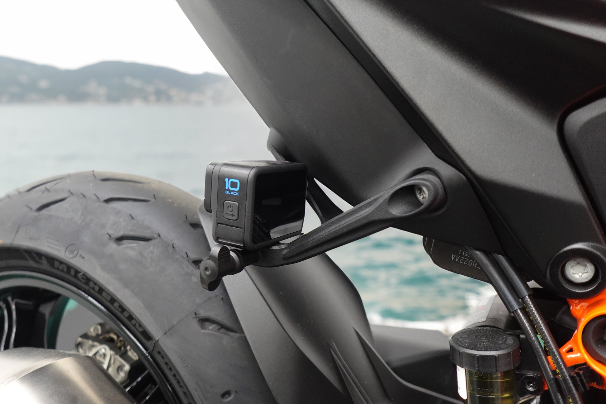 Evotech Footpeg Action Camera Montagesteun (achteruit gericht) - KTM 1390 Super Duke R Evo (2024+) (Right-hand Side)