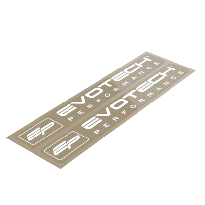Evotech Performance Logo Sticker (White)