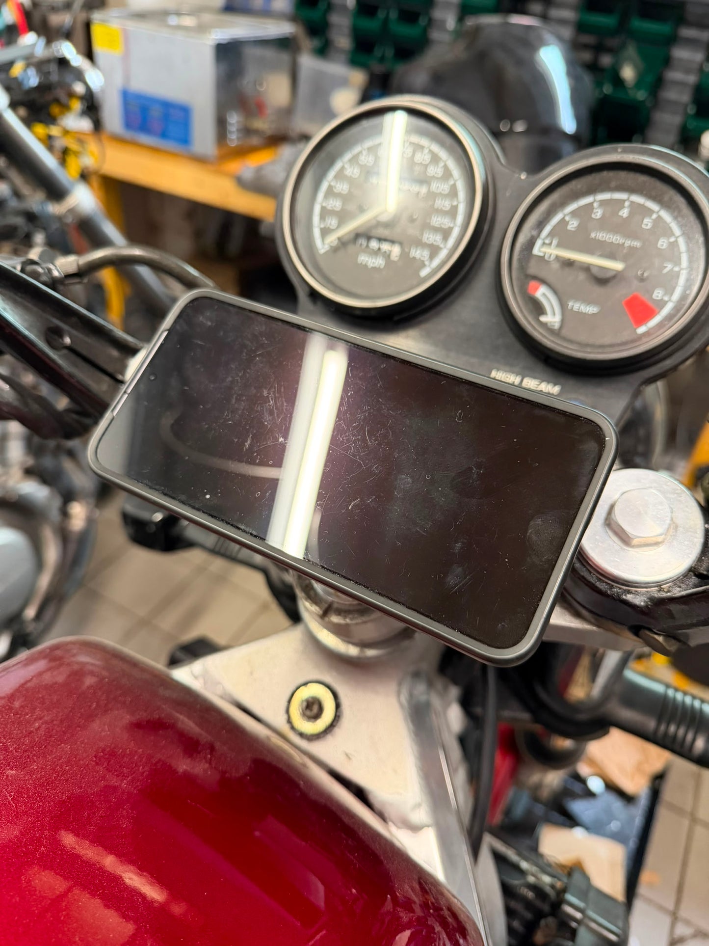 Navigatiesteun (balhoofdpen montage) Chigee - Evotech Performance - Honda NT650 Hawk GT (1988-1991)