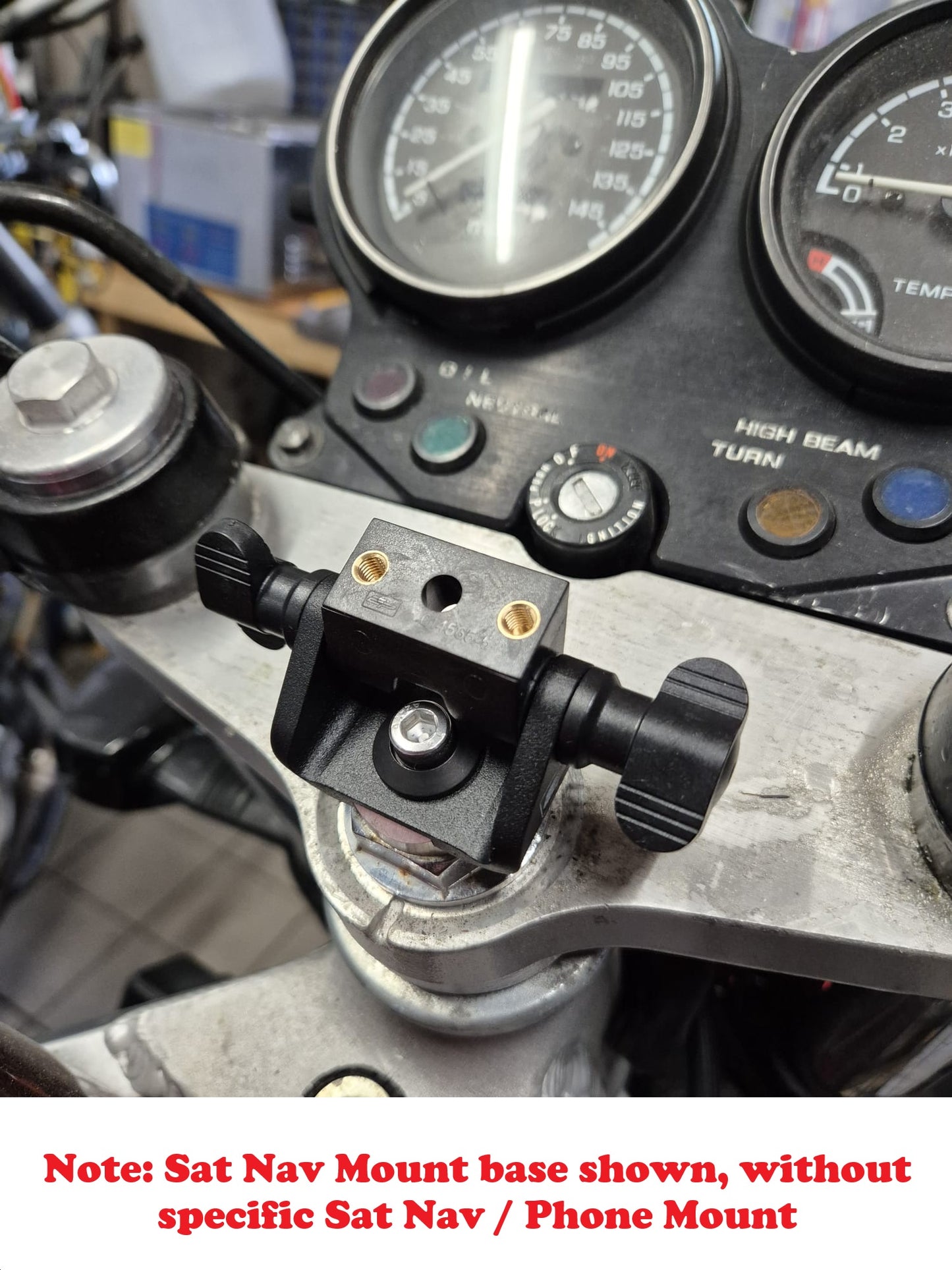 Navigatiesteun (balhoofdpen montage) TomTom - Evotech Performance - Honda NT650 Hawk GT (1988-1991)