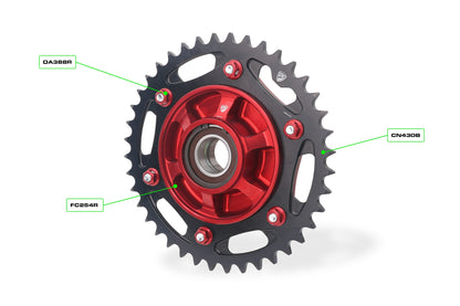Achtertandwiel 40-tands aluminium CNC Racing Ducati Panigale V2S FB63 (2026)