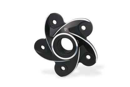 Achtertandwieldrager Bicolore - Ducati 916 (1994-1999) vooraanzicht zwart-zilver