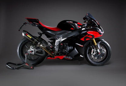 Ensemble d'interrupteurs de frein réglable avec repose-pieds fixes et motif de commutateur versa (décalage GP) Aprilia Tuono V4 2018-2020