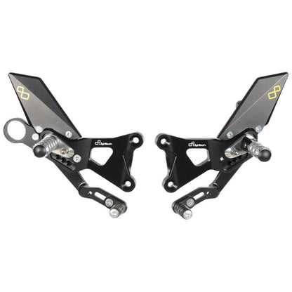Ensemble d'interrupteur de frein réglable avec des repousses de bases et un modèle de commutateur standard BMW S1000R 2014-2016