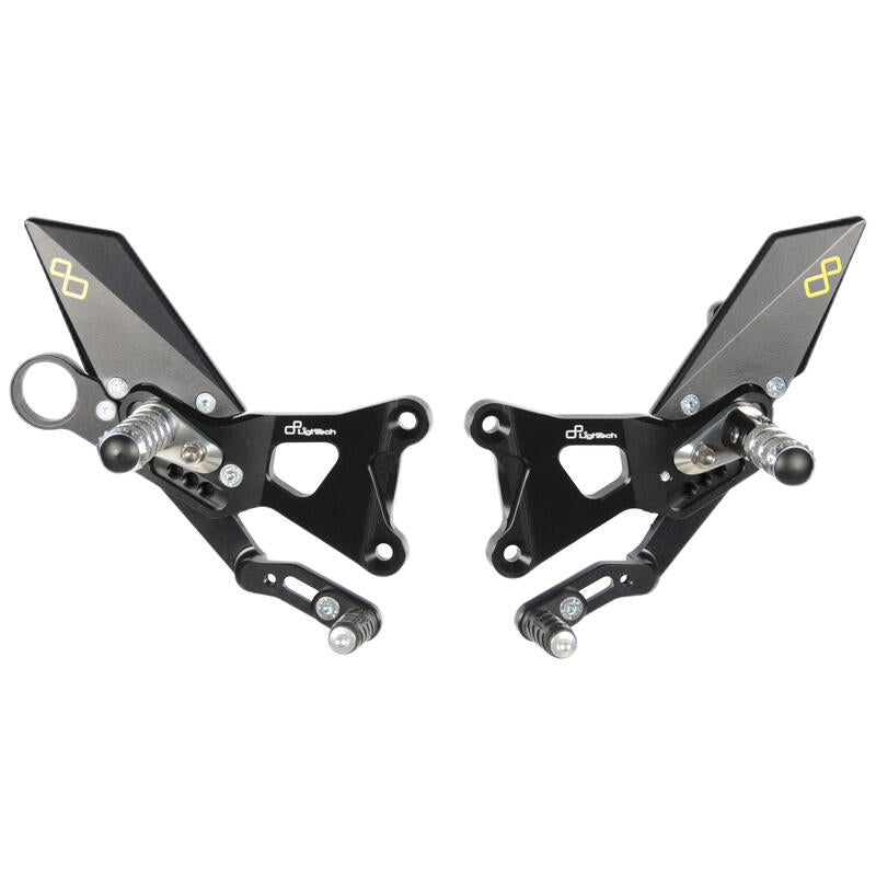 Ensemble d'interrupteur de frein réglable avec des repousses de pied fixe et un modèle d'interrupteur standard BMW S1000RR 2009-2014