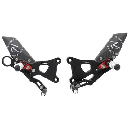 Interrupteur de frein réglable Set R (édition spéciale) avec repliage de bas de pied et modèle de commutateur standard BMW S1000RR 2009-2014