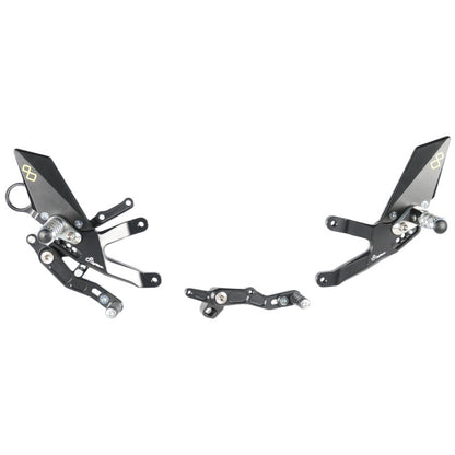 Ensemble de liaisons de frein réglable avec des repousses de bas de pied BMW S1000R 2017-2020