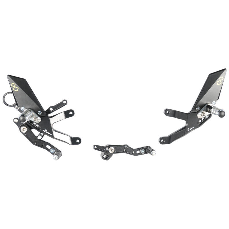 Ensemble de liens de frein réglable avec repose-pieds pliants BMW S1000RR 2015-2018