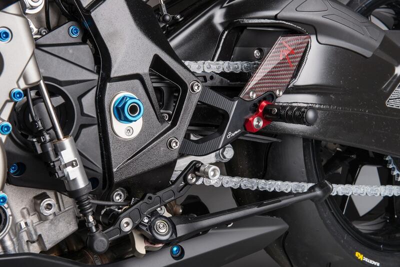 Ensemble de liens de frein réglable avec repose-pieds pliants BMW S1000RR 2015-2018