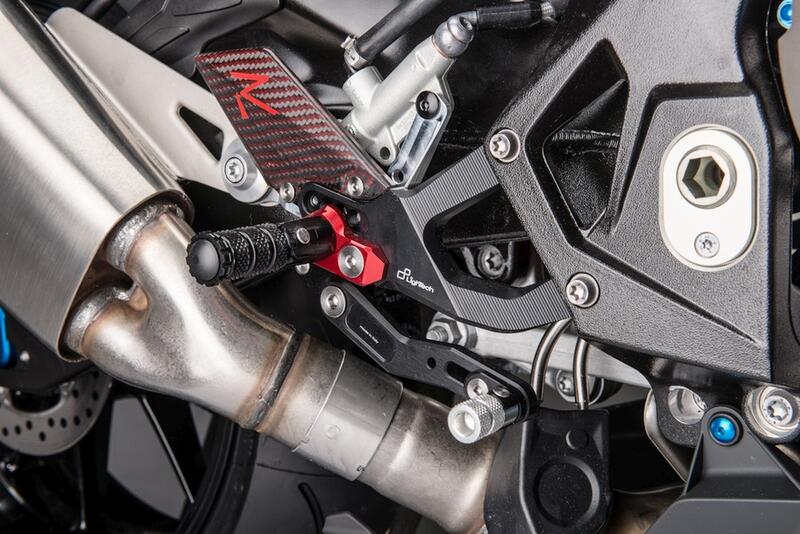 Ensemble de liens de frein réglable avec repose-pieds pliants BMW S1000RR 2015-2018
