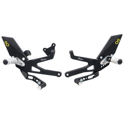 Ensemble de liens de frein réglable avec reproches fixes Ducati Streetfighter V4 2020+