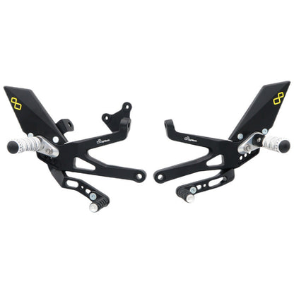 Ensemble de liens de frein réglable avec repose-pieds pliants Ducati Streetfighter V4 (2020-2024)