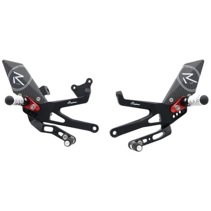 Ensemble de liens de frein réglable R (édition spéciale) avec repose-pieds pliant Ducati Streetfighter V4 S 2020+