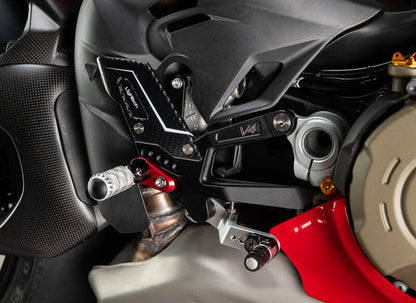 Interrupteur de frein réglable Set R (édition spéciale) avec repose-pieds pliant ducati panigale v4 2025+