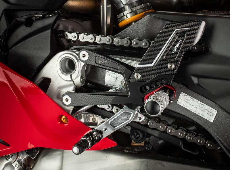 Interrupteur de frein réglable Set R (édition spéciale) avec repose-pieds pliant ducati panigale v4 2025+
