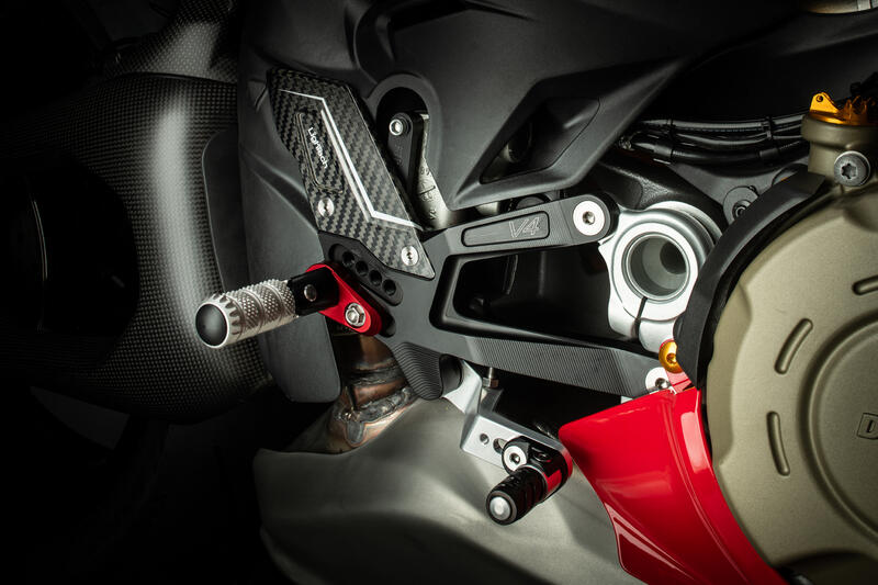 Verstelbare remschakelset R (Special Edition) met opklapbare voetsteunen Ducati Panigale V4 Tricolore (2025+)