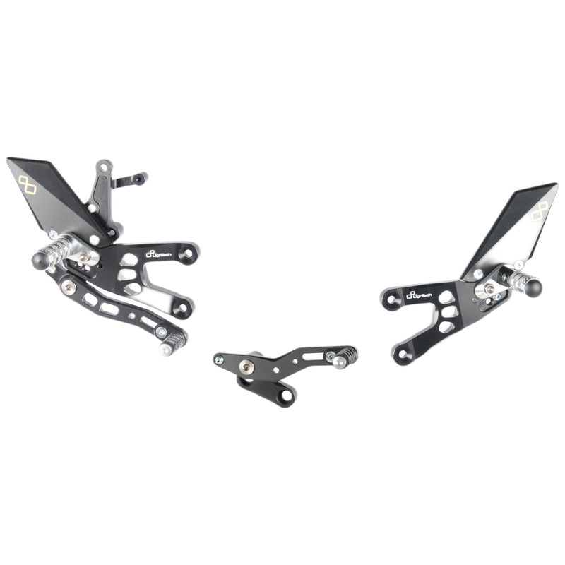Ensemble de liaisons de frein réglable avec des repousses de bases Fixe Honda CBR600RR 2007-2016