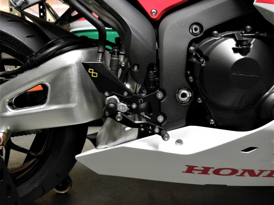 Ensemble de liaisons de frein réglable avec des repousses de bases Fixe Honda CBR600RR 2007-2016