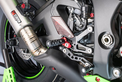 Ensemble de liaisons de frein réglable avec des repousses de bas de page fixe Kawasaki ZX-10R 2016-2020