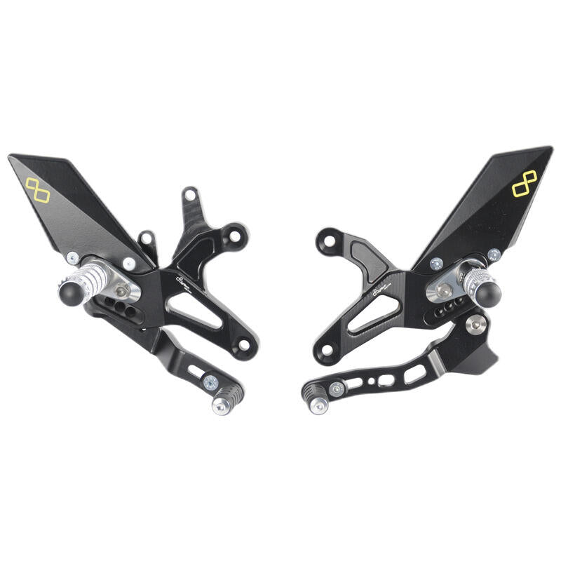 Ensemble d'interrupteurs de frein réglable avec des reproches fixes et vice Versa Switch Model (GP Shifting) Kawasaki ZX6R Performance 2019+