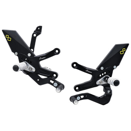 Ensemble d'interrupteurs de frein réglable avec des repousses de bases fixe et vice Versa Switch Model (GP Shifting) Kawasaki Ninja ZX-10R 2021+