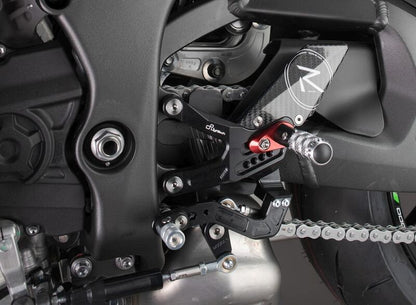 Ensemble d'interrupteurs de frein réglable avec des repousses de bases fixe et vice Versa Switch Model (GP Shifting) Kawasaki Ninja ZX-10R 2021+