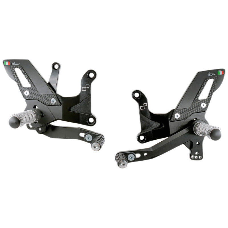 Ensemble de liens de frein réglable avec des repousses de bas de pied (utilisation de la piste) Kawasaki Ninja ZX-4RR 2023+