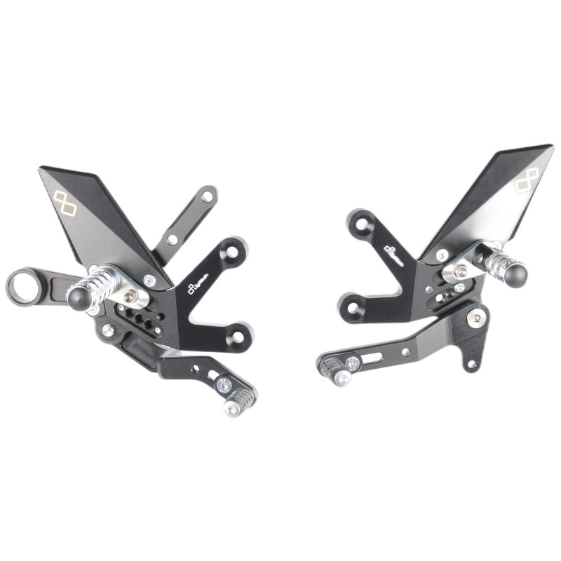 Ensemble d'interrupteurs de frein réglable avec repose-pieds pliants Suzuki GSX-S 1000 2015+