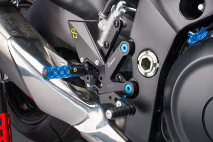 Ensemble d'interrupteurs de frein réglable avec repose-pieds pliants Suzuki GSX-S 1000 2015+
