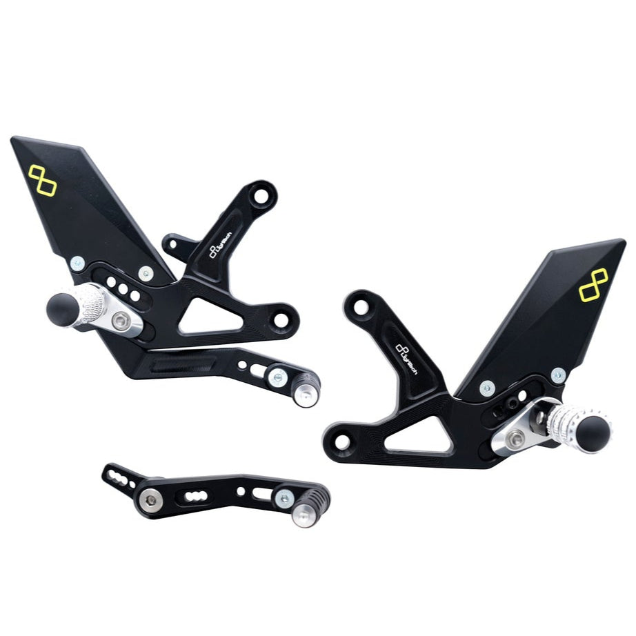 Interrupteur de frein réglable Ensemble avec repose-pieds pliant Triumph Speed ​​Triple 1200 RS 2021+