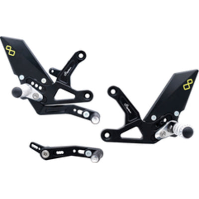 Verstelbare remschakelset met opklapbare voetsteunen Triumph Speed Triple 1200 RS 2021+