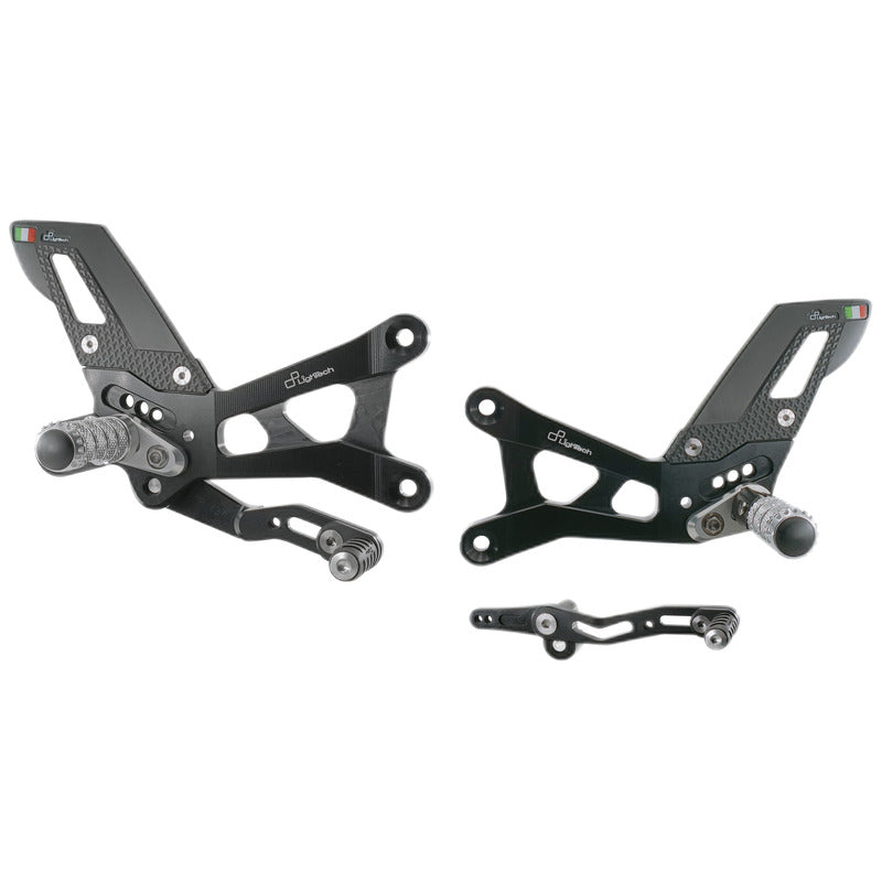 Ensemble de liens de frein réglable avec des repousses de bas de page fixes Yamaha R6 2017+