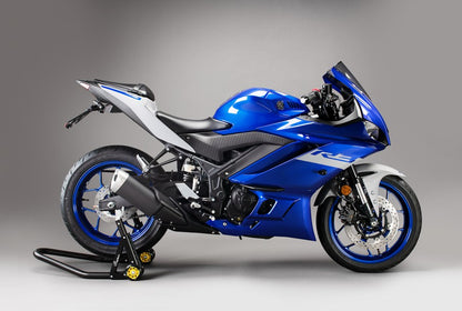 Ensemble d'interrupteurs de frein réglable avec repose-pieds pliants et modèle d'interrupteur standard Yamaha R3 2015+