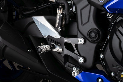 Ensemble d'interrupteurs de frein réglable avec des repousses de pied fixe et vice Versa Switch Model (GP Shifting) Yamaha R3 2015+