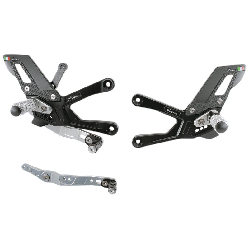 Ensemble de liens de frein réglable avec des repousses de bas de page fixes Yamaha R1m 2015+
