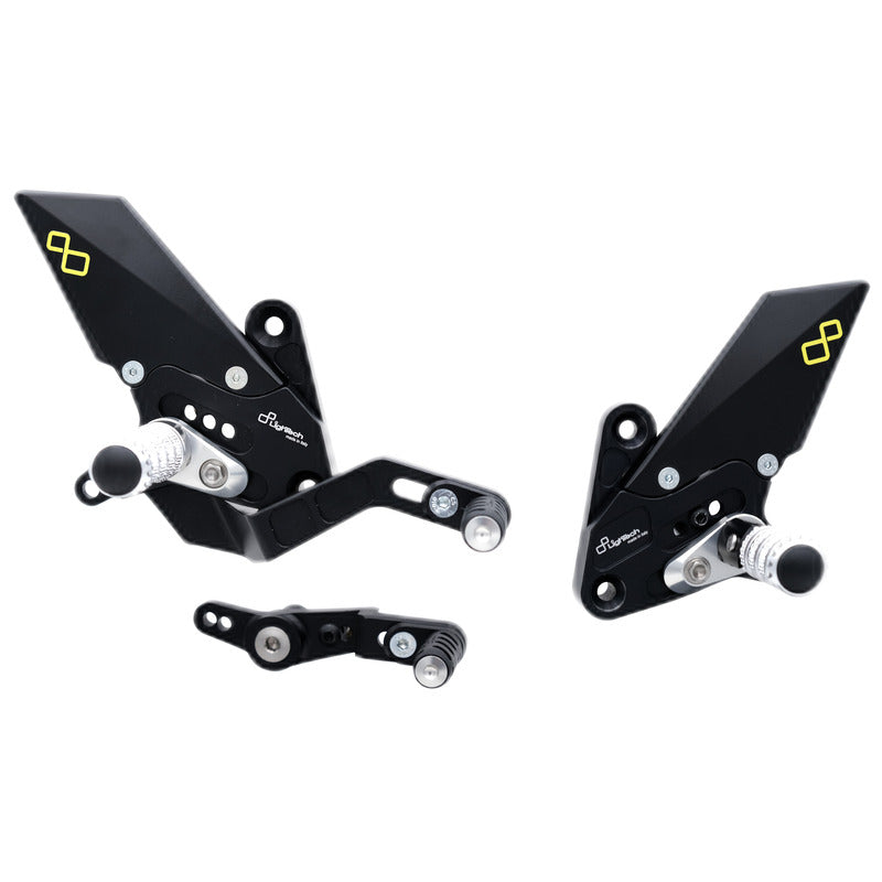 Ensemble de liaisons de frein réglable avec des repousses de bas de page fixes Yamaha MT-09 2021+