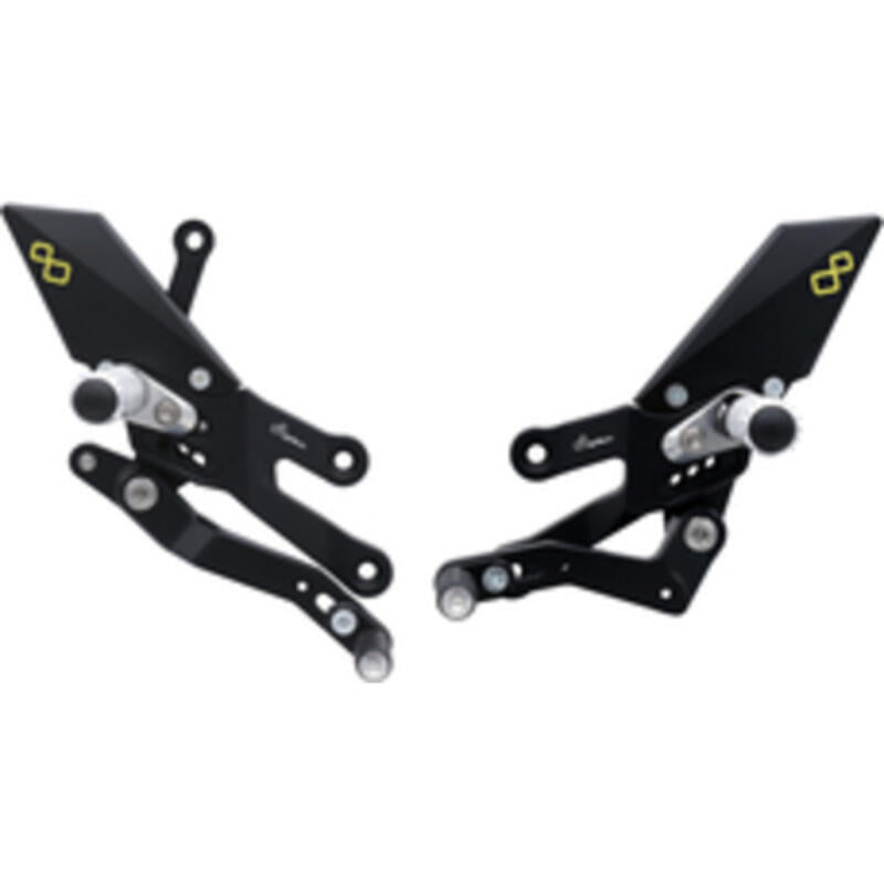 Ensemble de liens de frein réglable avec des repousses de bas de page pliantes Yamaha R7 2022+