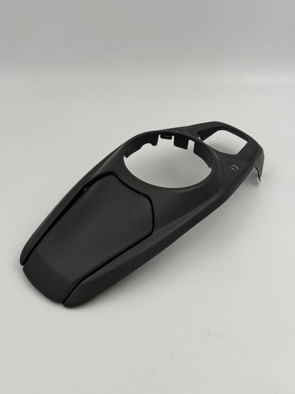 VERKOCHT_Carbon Tankcover met Telefoonvakje – Ducati Multistrada V4 (2021–2024) – (gebruikt)