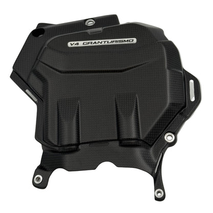 VERKOCHT_Carbon Cilinderkop Cover – Ducati Multistrada V4 (2021–2025+) – (gebruikt)