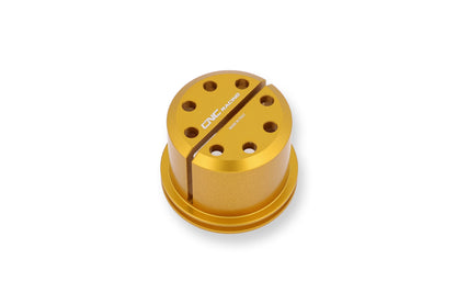 Balhoofd moer CNC Racing Ducati Scrambler Desert Sled Fasthouse (2021-2022) goud productfoto